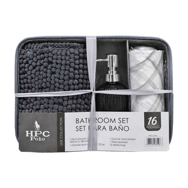 HPC-5233-8 16PCS BATHROOM SET