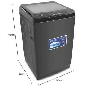 PREMIER 15KG TOP LOAD WASHER WITH IMPELLER DARK GREY | LAV-9297T1A15B - Image 