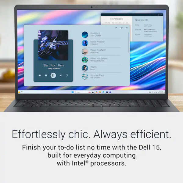 DELL 15.6" 2K TOUCHSCREEN INTEL CORE i5 1334U 2023 8GB MEMORY 512GB STORAGE CARBON BLACK | LDC15250-5315BLK-PUS - Image 