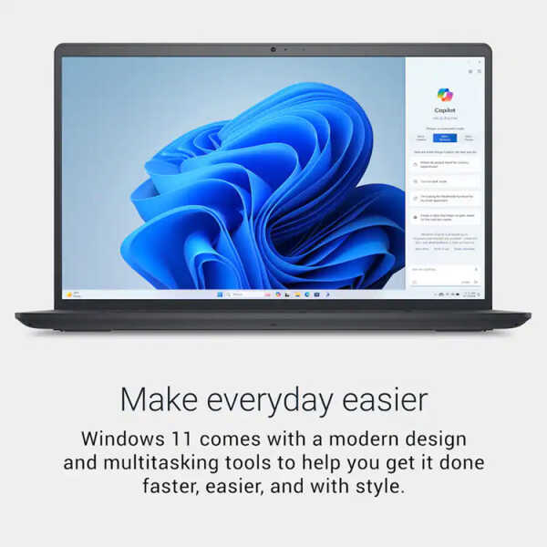 DELL 15.6" 2K TOUCHSCREEN INTEL CORE i5 1334U 2023 8GB MEMORY 512GB STORAGE CARBON BLACK | LDC15250-5315BLK-PUS - Image 