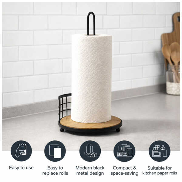 VERTICAL KITCHEN METAL TOWEL HOLDER | LHC-7671 - Image 
