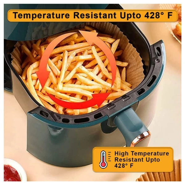 Air Fryer Basket Paper Liners – Pack of 100