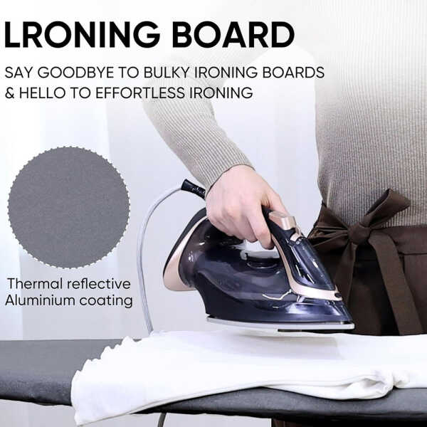 LOTUS IRONING BOARD WITH IRON HOLDER | LHC-9694 - Image 