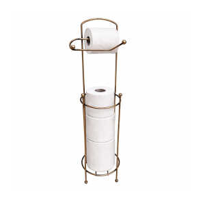LOTUS FREESTANDING TOILET PAPER HOLDER | LHC-TR17MB - Image 