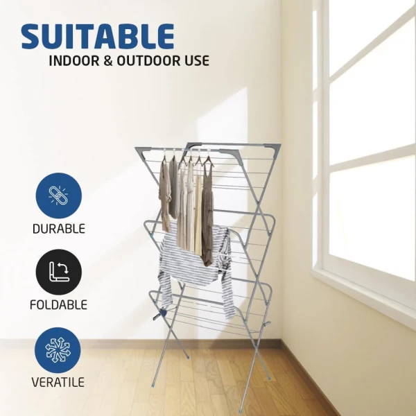 LOTUS CLOTH DRYING RACK | LT-42128 - Image 