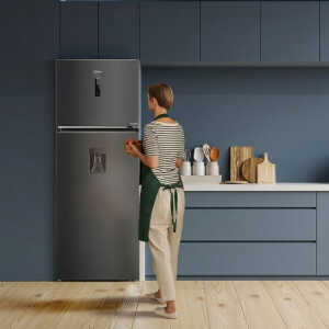 MIDEA 16 CU.FT/465L REFRIGERATOR W/ WATRERDISPENSER SILVER115V  | MDRT645MTM46WD - Image 