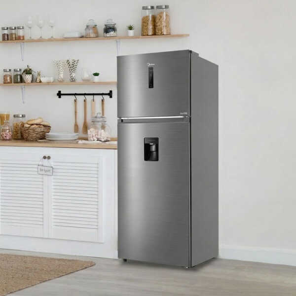 MIDEA 16 CU.FT/465L REFRIGERATOR W/ WATRERDISPENSER SILVER115V  | MDRT645MTM46WD - Image 