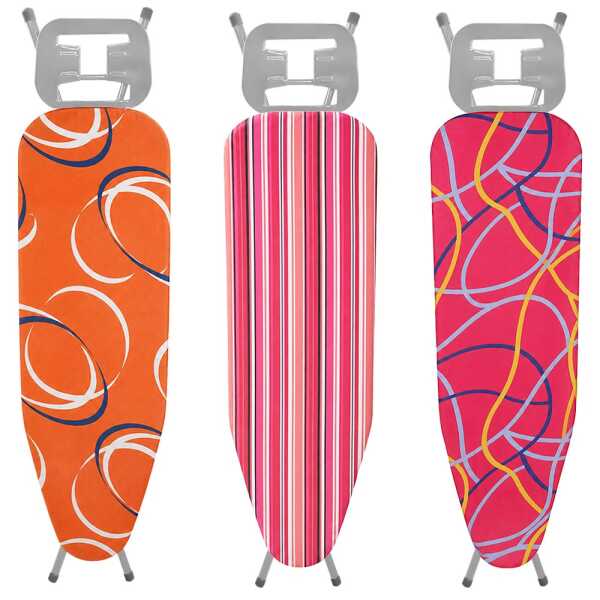 LOTUS HOME COLLECTION IRONING BOARD 43"X13" ASSORTED COLORS | NS-336448 - Image 
