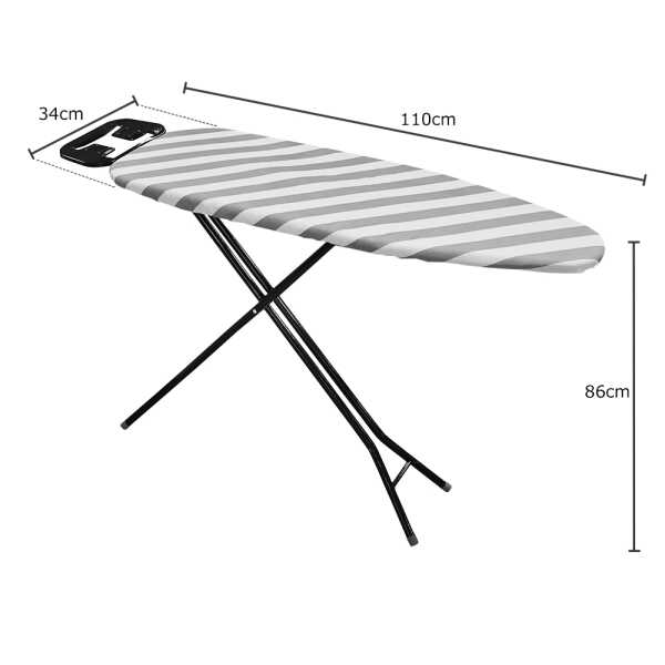 LOTUS HOME COLLECTION IRONING BOARD 43X13" ASSORTED COLORS | NS-336450 - Image 