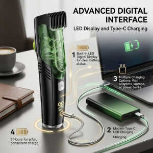 NANO-TEC HAIR VACUUM TRIMMER | NT-CP659 - Image 