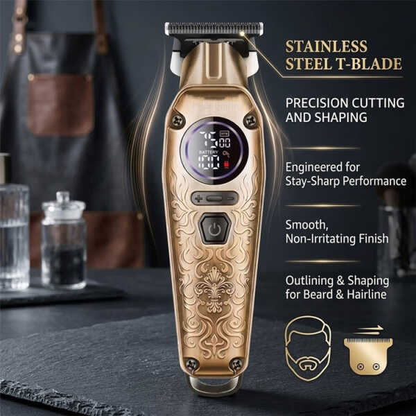 NANO-TEC PROFESSIONAL HAIR CLIPPER | NT-CP664 - Image 