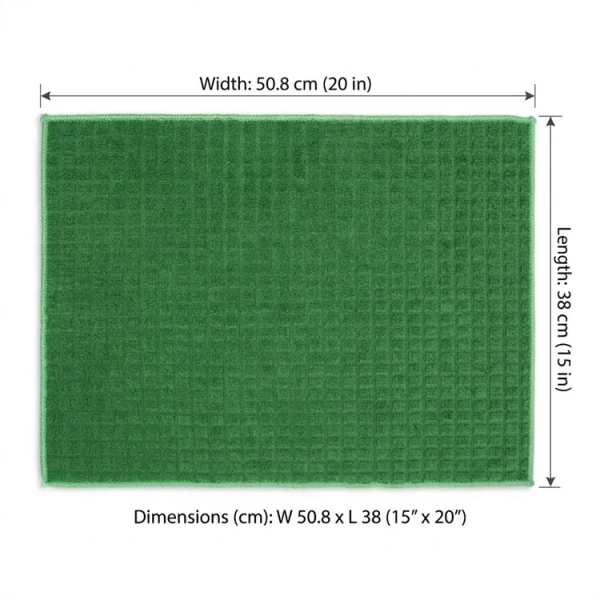 SCARLETT CLASSICS 100% POLYESTER MICROFIBER DRYING MAT ASSORTED COLORS | NV-1391 - Image 