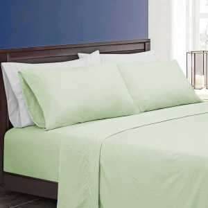 SCARLETT CLASSICS 6PCS FULL SOLID BED SHEET SET | NV-1571 - Image 