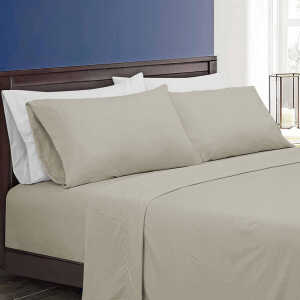 SCARLETT CLASSICS 6PCS FULL SOLID BED SHEET SET | NV-1571 - Image 