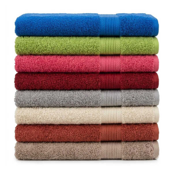 SCARLETT CLASSICS LUNA COLLECTION BATH TOWELS 30"X60" ASSORTED COLORS  | SCR-0425-MIX - Image 