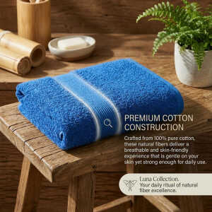 SCARLETT CLASSICS LUNA COLLECTION BATH TOWELS 30"X60" ASSORTED COLORS  | SCR-0425-MIX - Image 