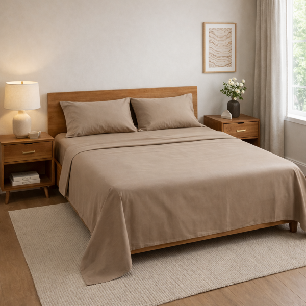 SCARLETT CLASSICS BAMBOO ERA QUEEN BED SHEET SET | SCR-3845-Q - Image 