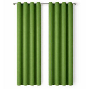 SCARLETT CLASSICS BLACKOUT WINDOW CURTAIN WITH GROMMETS GREEN | SCR-8067