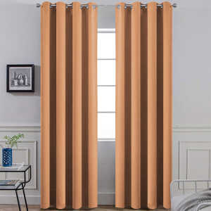 SCARLETT CLASSICS 100% BLACKOUT WINDOW CURTAIN WITH GROMMETS | SCR-8228 - Image 