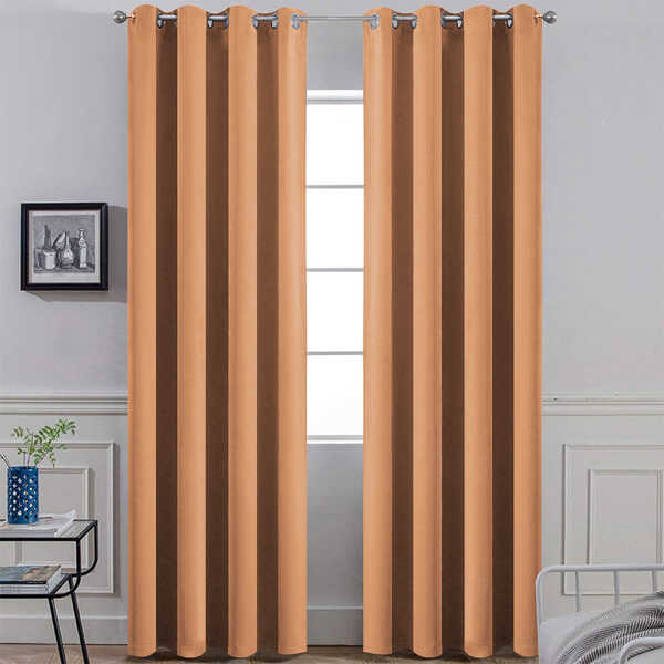 SCARLETT CLASSICS 100% BLACKOUT WINDOW CURTAIN WITH GROMMETS | SCR-8228 - Image 