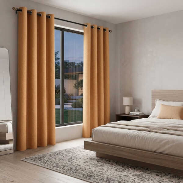 SCARLETT CLASSICS 100% BLACKOUT WINDOW CURTAIN WITH GROMMETS | SCR-8228 - Image 
