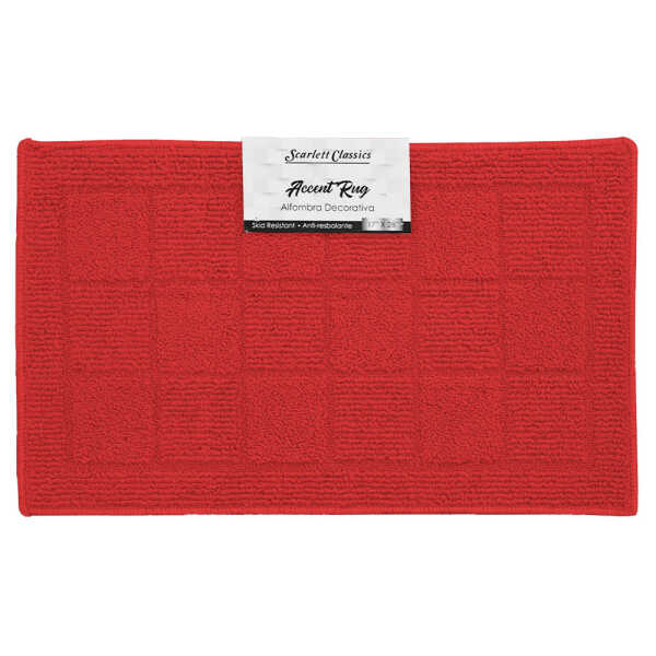 SCARLETT CLASSICS 17''X28'' ACCENT RUG SQUARE MAT | SCR-8382 - Image 