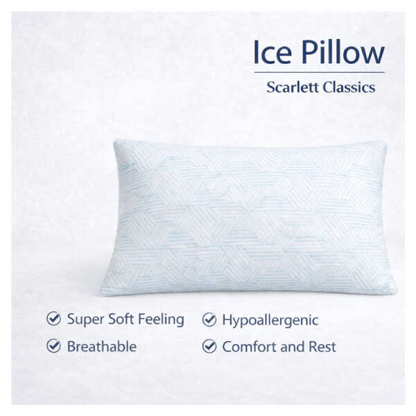 SCARLETT CLASSICS ICE PILLOW 51 X 71 CM | SCR-8517 - Image 