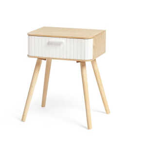 WOODEN BEDSIDE TABLE WITH 1 DRAWER | STUDIO-1016