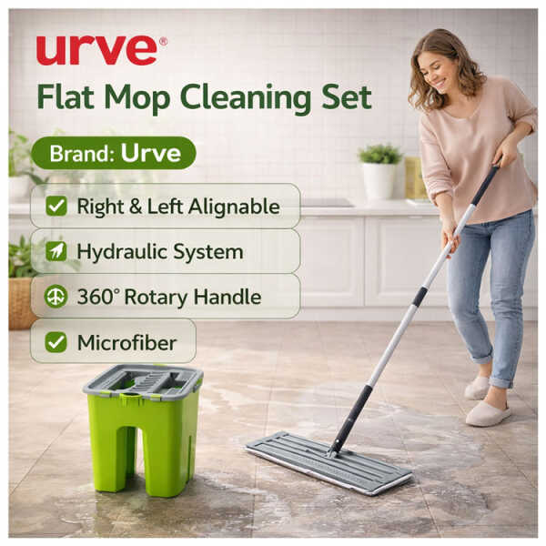 URVE FLAT MOP CLEANING SET | UR-3349 - Image 