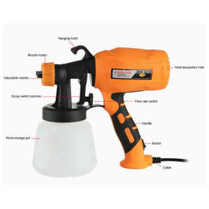 XTREME ELECTRIC SPRAY GUN / 400-600W POWER | XT-F160 - Image 