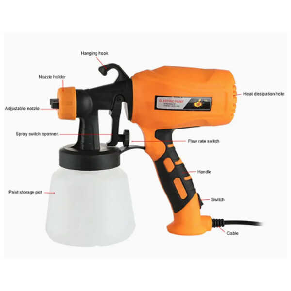 XTREME ELECTRIC SPRAY GUN / 400-600W POWER | XT-F160 - Image 