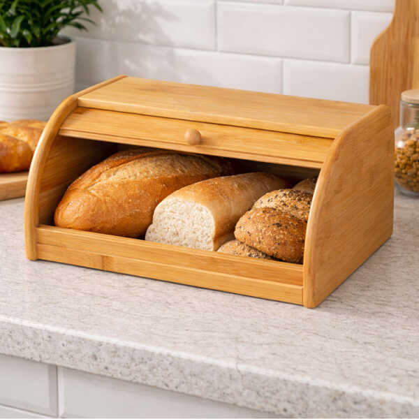 BAMBOO ROLL TOP BREAD HOLDER | BP-2247 - Image 