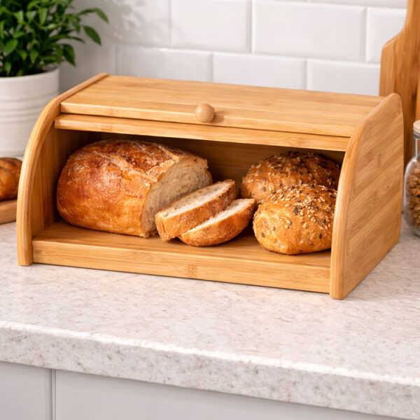 BAMBOO ROLL TOP BREAD HOLDER | BP-2247 - Image 