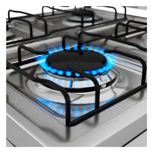 MITSUMI 20" 4 BURNERS PORTABLE COOKTOP WHITE | 4027SS-WHITE - Image 