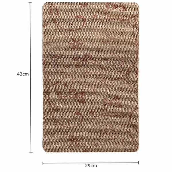 LOTUS HOME COLLECTION 6 PCS RECTANGULAR PLACEMAT ASSORTED COLORS | 88208 - Image 