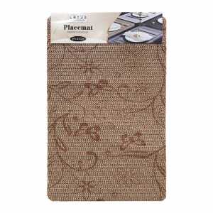 LOTUS HOME COLLECTION 6 PCS RECTANGULAR PLACEMAT ASSORTED COLORS | 88208 - Image 