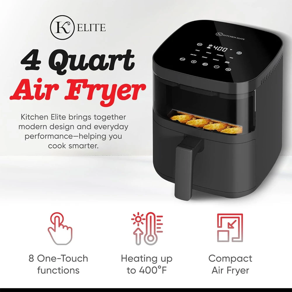 KITCHEN ELITE 4.2 QT DIGITAL AIR FRYER | AF115-4QT - Image