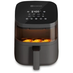 KITCHEN ELITE 4.2 QT 8 PRESETS TOUCHSCREEN BLACK DIGITAL AIR FRYER | AF115-4QT