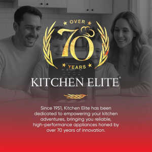 KITCHEN ELITE 4QT 8 PRESETS TOUCHSCREEN BLACK DIGITAL AIR FRYER | AF115-4QT - Image 