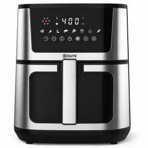 KITCHEN ELITE 8 QT DIGITAL AIR FRYER STAINLESS STEEL | AF885SSBM