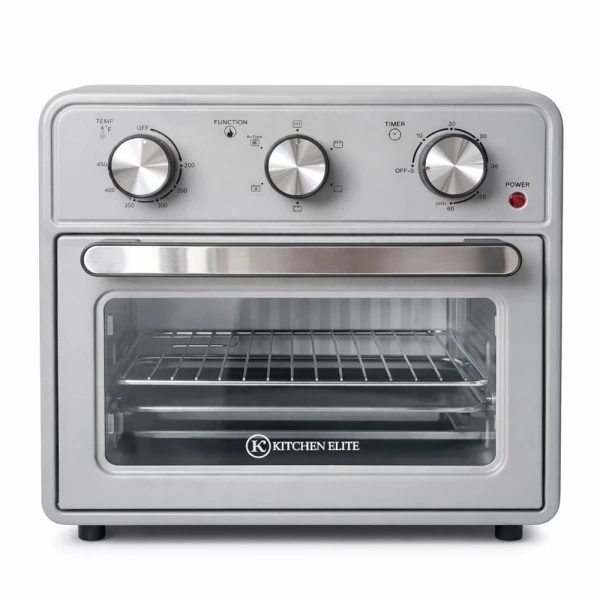 KITCHEN ELITE 22 QT AIR FRYER OVEN STAINLESS STEEL | AFO111MC - Image 1