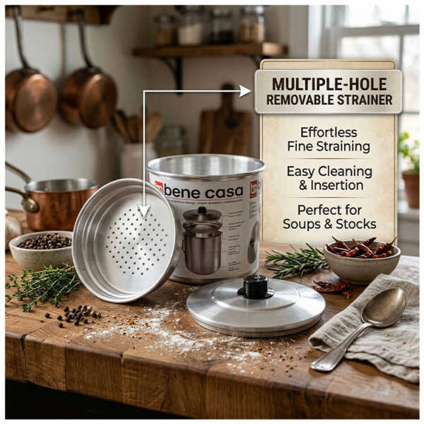 BENE CASA 1QT (32OZ) OIL STRAINER AND DISPENSER | BC-65119 - Image 