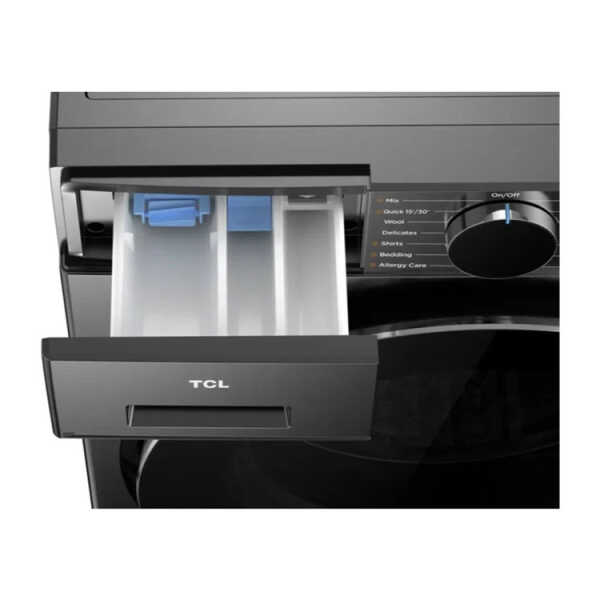 TCL 15KG/8KG 2 IN 1 FRONT LOAD WASHER + DRYER GREY 220V | C3615WDG - Image 