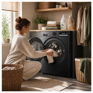 TCL 15KG/8KG 2 IN 1 FRONT LOAD WASHER + DRYER GREY 220V | C3615WDG - Image 