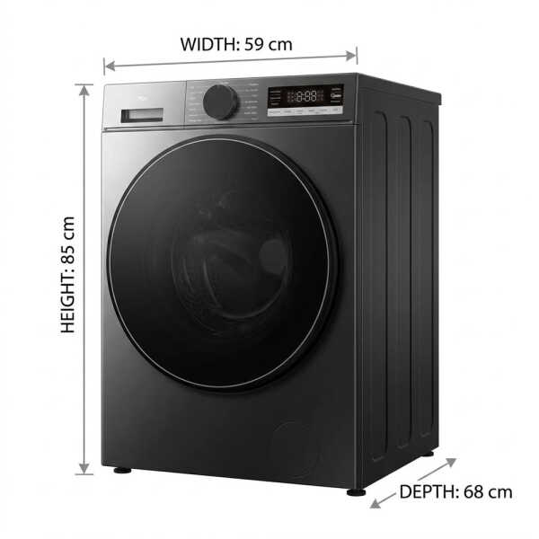TCL 15KG/8KG 2 IN 1 FRONT LOAD WASHER + DRYER GREY 220V | C3615WDG - Image 