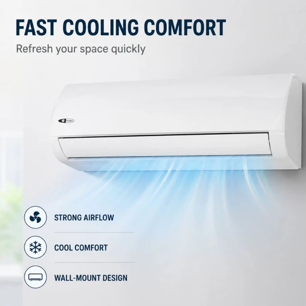GLOBAL 30000 BTU SPLIT UNIT NON INVERTER 220V AIR CONDITIONER | CS30C220 - Image 