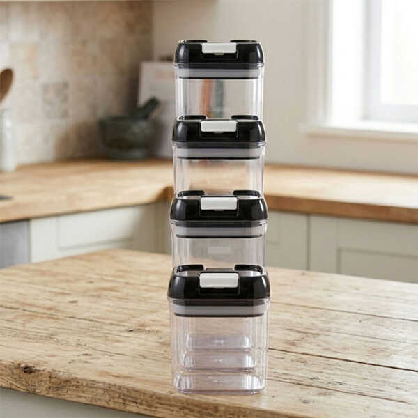 FOOD STORAGE AIRTIGHT 7PC JARS SET | FSK10915 - Image 