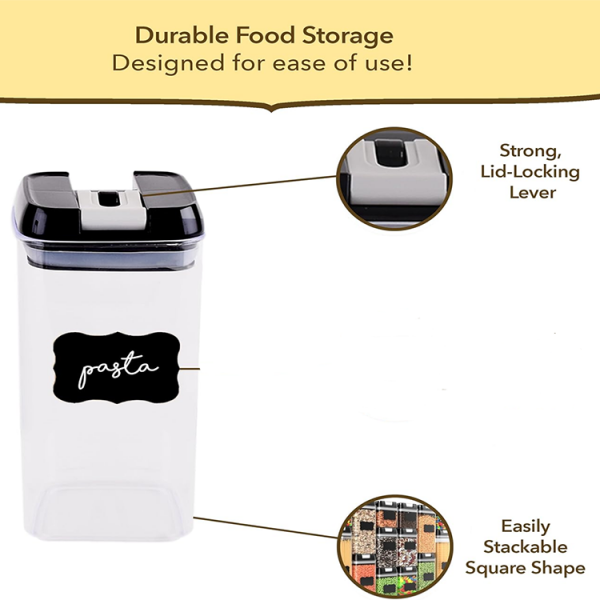 FOOD STORAGE AIRTIGHT 7PC JARS SET | FSK10915 - Image 