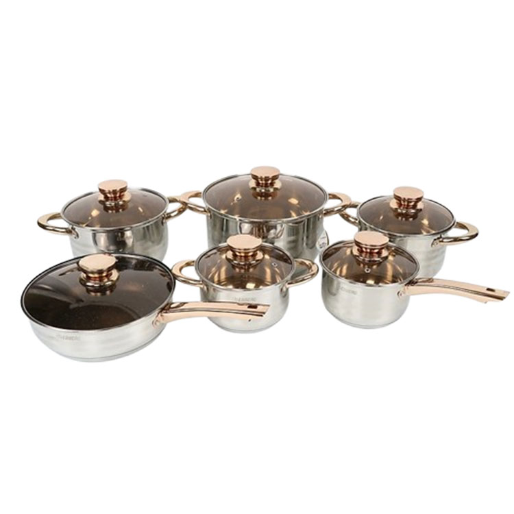  EBBERG 6-Piece Stainless Steel Cookware Set