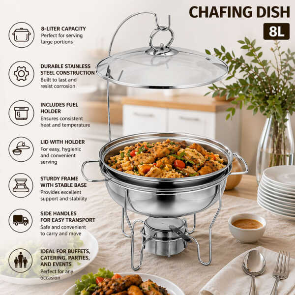 CHAFING DISH 8L | FSK11219 - Image 